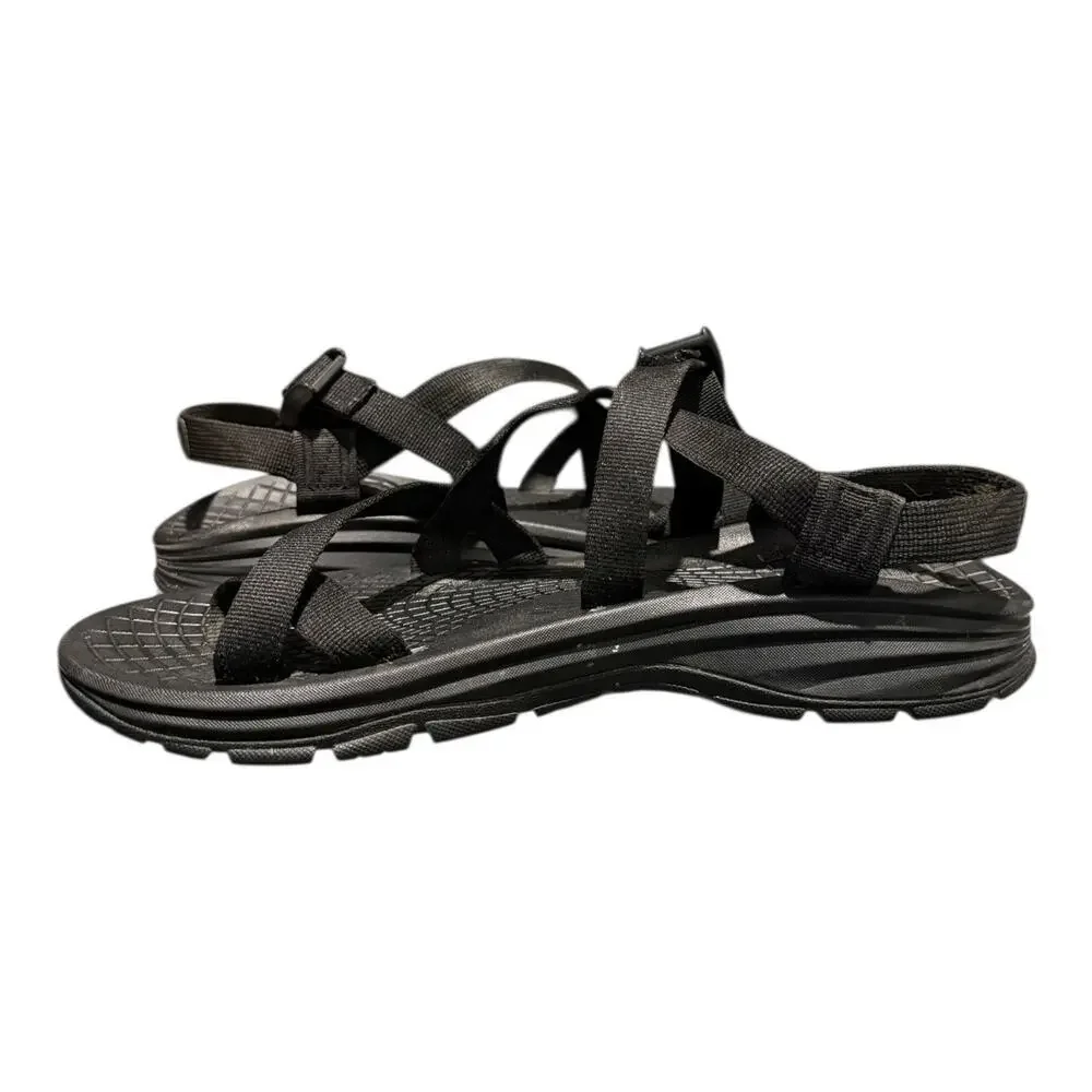 Chaco Z/Volv Adjustable Strap Classic Rubber Sole Black Sandal J105083 Men's 13